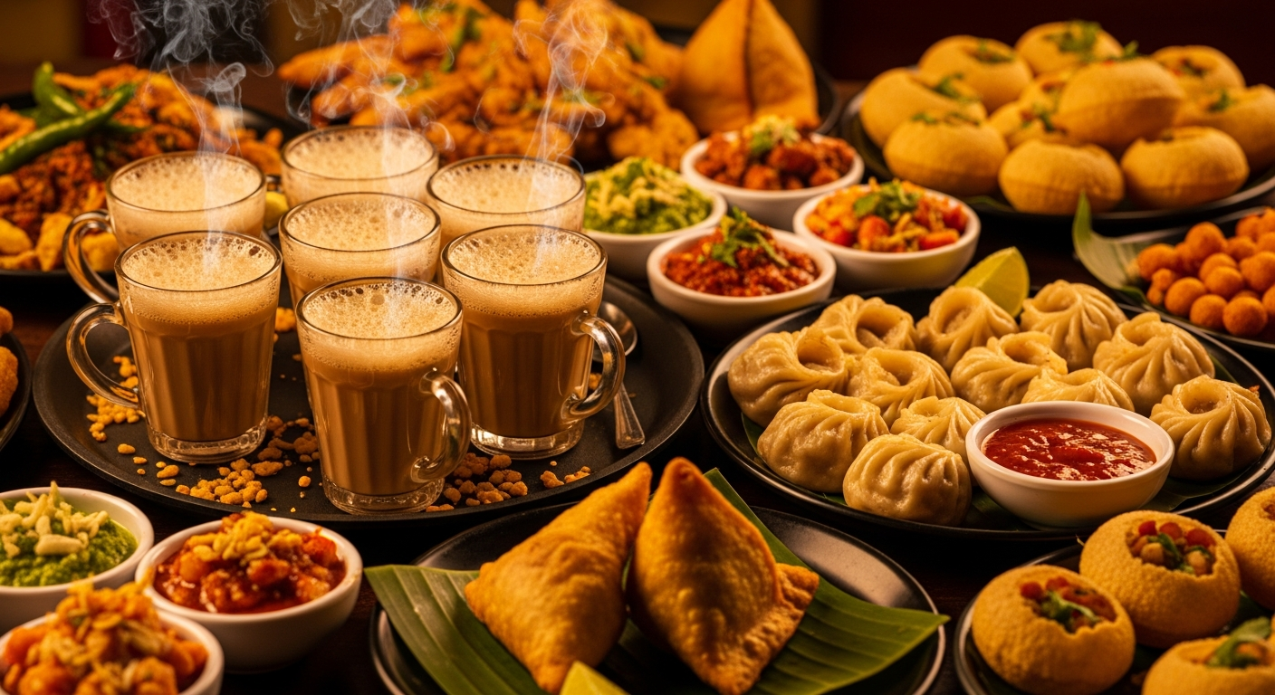 Chai and Momos